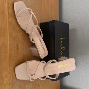 Brand new, never worn Lulus dress sandals